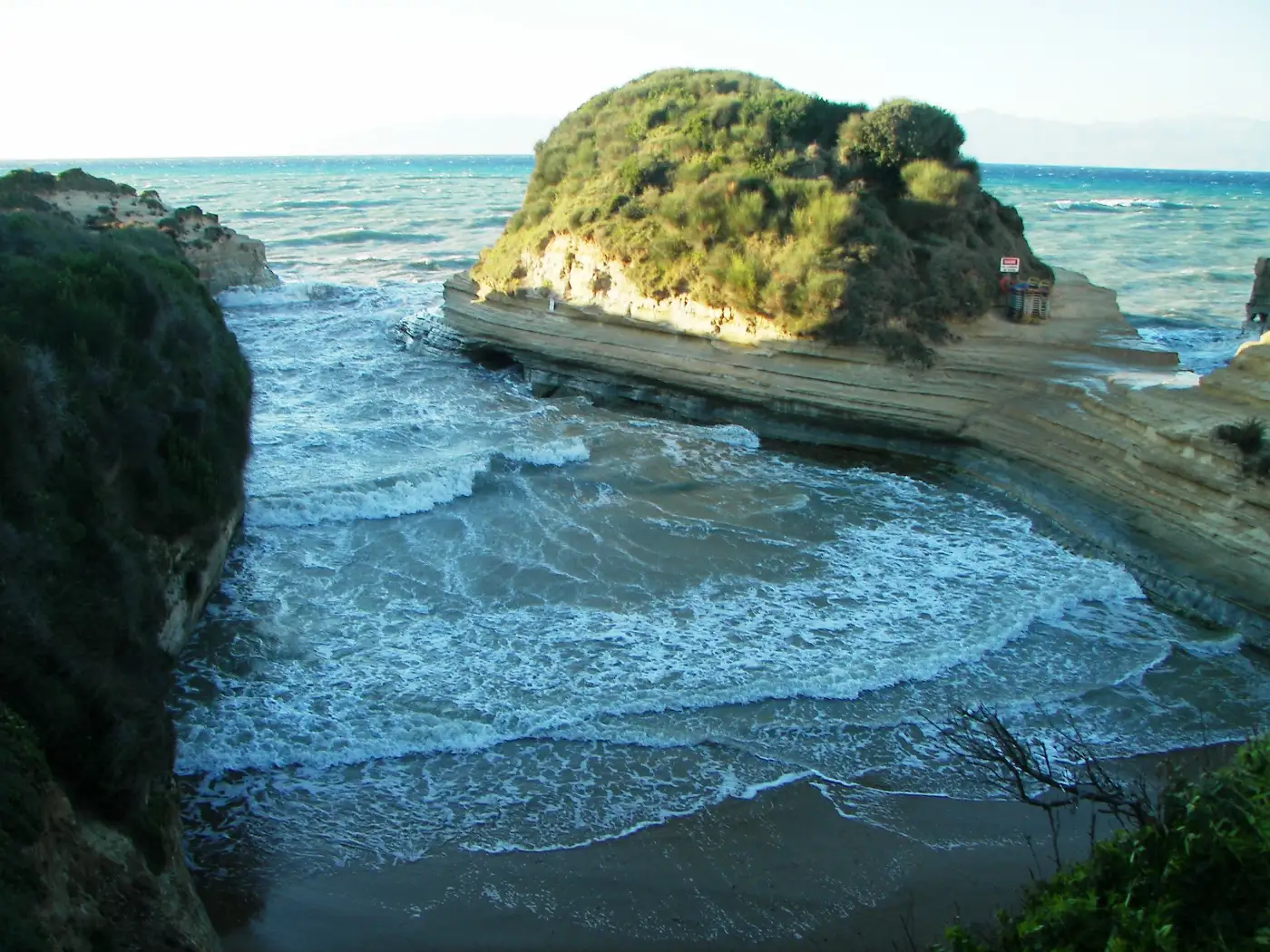 Canal d’Amour, Corfu: Rock Coves, Not a Sand Beach