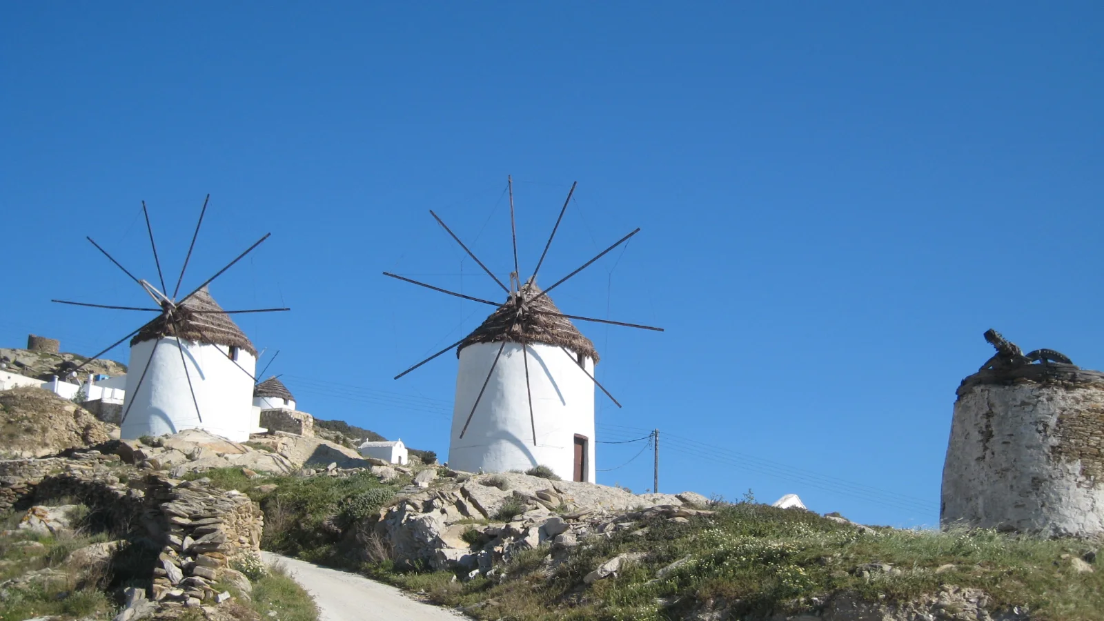 Ios Greece: one hill, two different islands