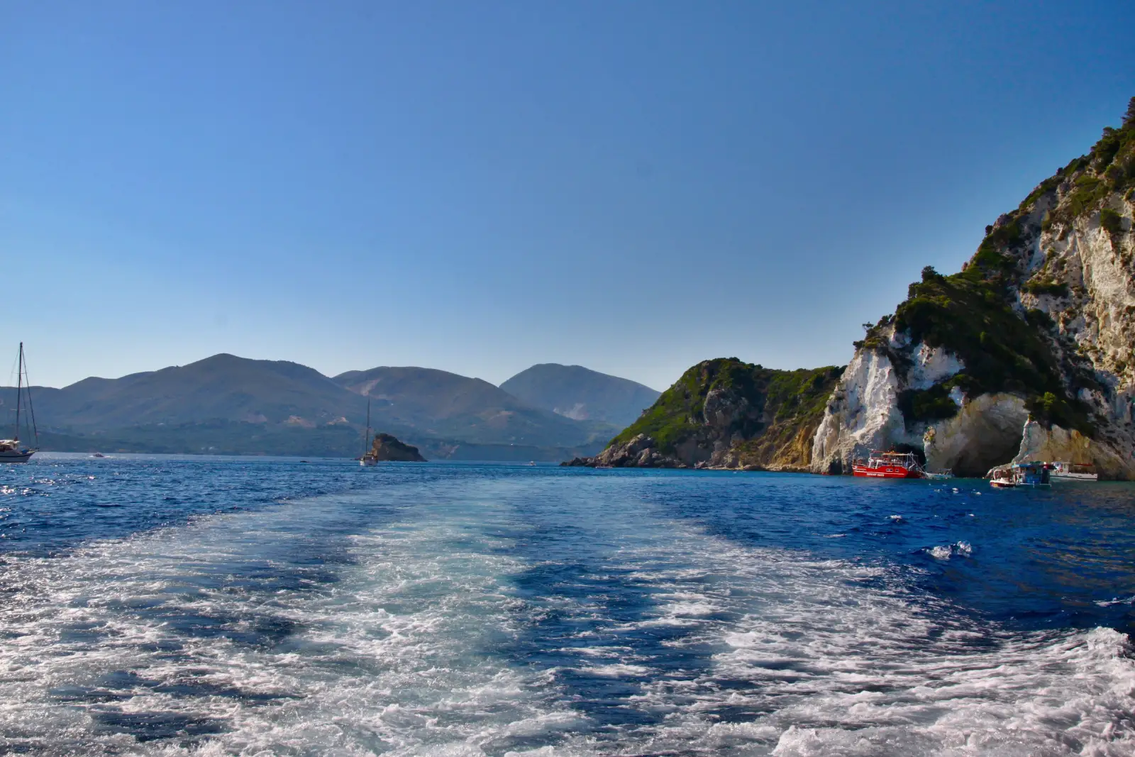 Marathonisi islet in Laganas bay, Zakynthos