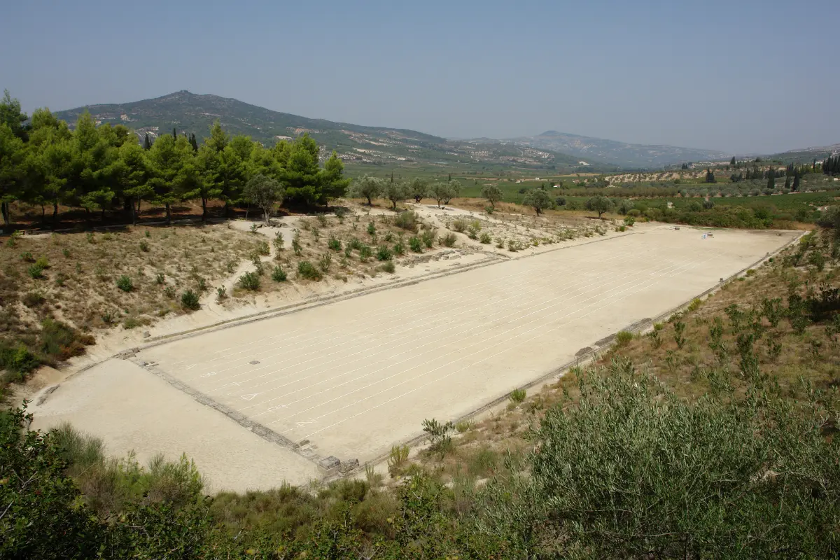 Nemea: Agiorgitiko vines, and a stadium that reopened